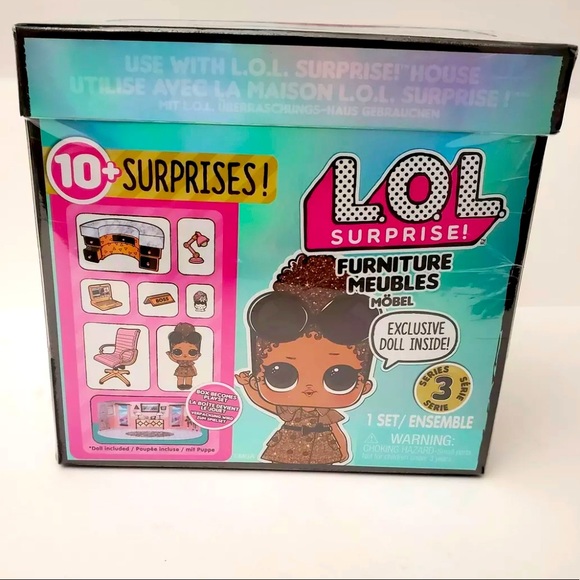 LOL Surprise SCHOOL OFFICE Furniture Boss Queens Series 3 Furniture Set - Picture 1 of 7